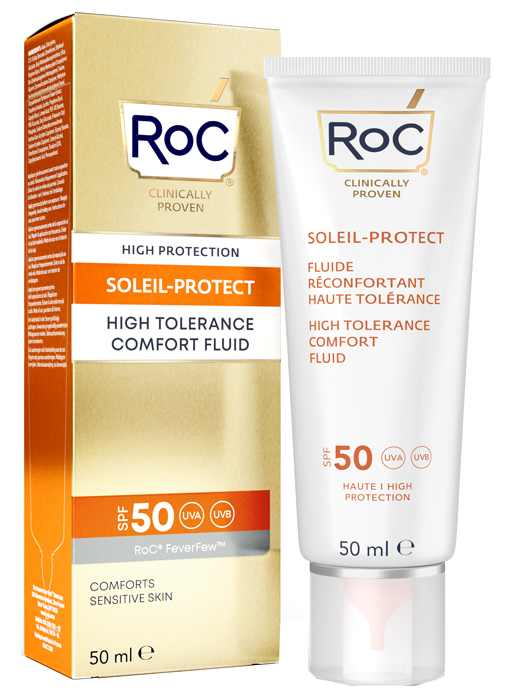 ROC FLUIDO SOLARE VISO SPF 50 ELEVATA TOLLERABILITA' 50 ML - doctorpill.it