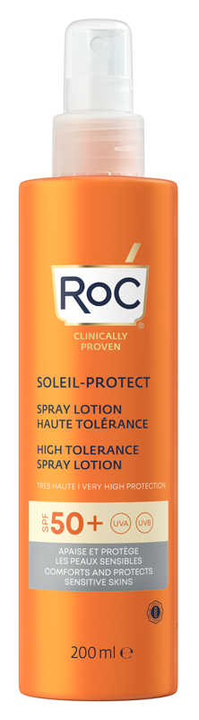 ROC LOZIONE SPRAY SOLARE CORPO SPF 50+ ELEVATA TOLLERABILITA' 200 ML - doctorpill.it