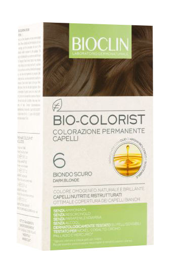 BIOCLIN BIO COLOR FAST&PERFECTION 6,0 BIONDO SCURO CREMA COLORANTE 60 ML + RIVELATORE IN CREMA 60 ML + BIO COLOR SHAMPOO 10 ML + BIO COLOR MASCHERA 10 ML - doctorpill.it