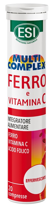 ESI MULTICOMPLEX FERRO VITAMINA C 20 COMPRESSE EFFERVESCENTI - doctorpill.it