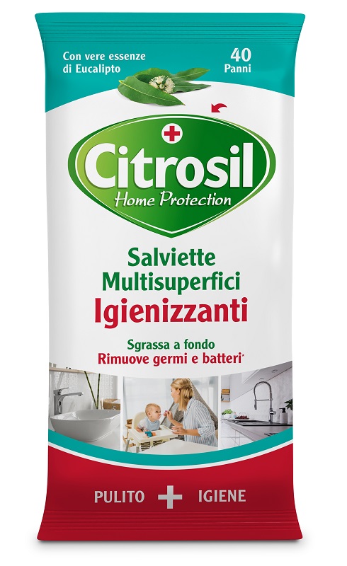 CITROSIL SALVIETTE IGIENIZZANTI EUCALIPTO 40 PEZZI - doctorpill.it