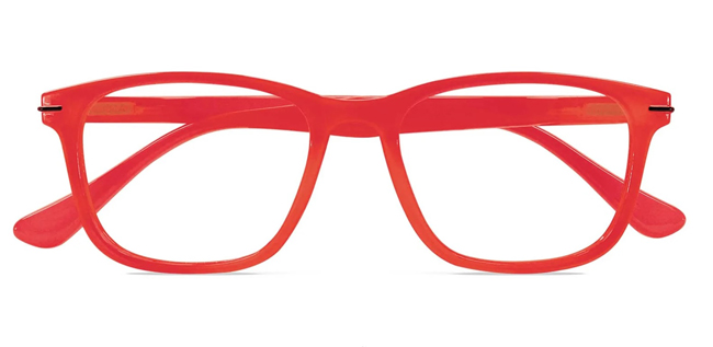 OCCHIALE DA LETTURA PREMONTATO TWINS SILVER FLAM ROSSO +3,50 - doctorpill.it