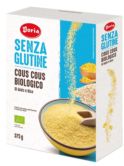 DORIA COUS COUS BIOLOGICO MAIS-RISO 375 G - doctorpill.it
