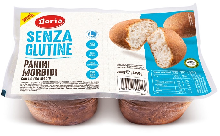 DORIA PANINI MORBIDI 4 PEZZI DA 50 G - doctorpill.it
