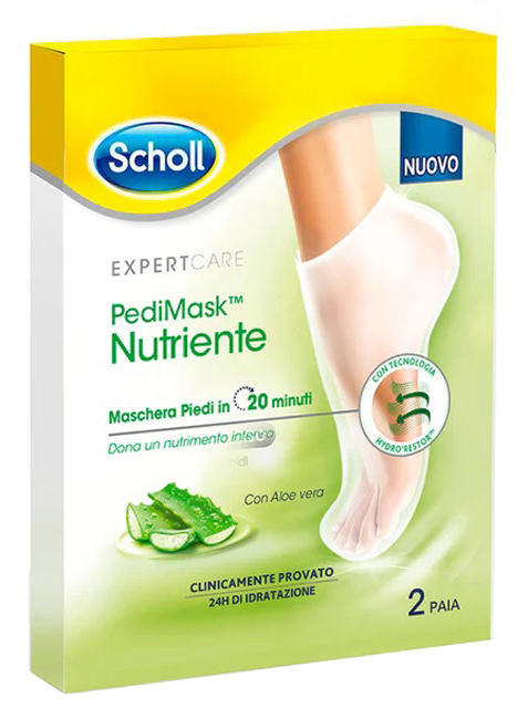 SCHOLL PEDIMASK ALOE VERA 2 PEZZI - doctorpill.it