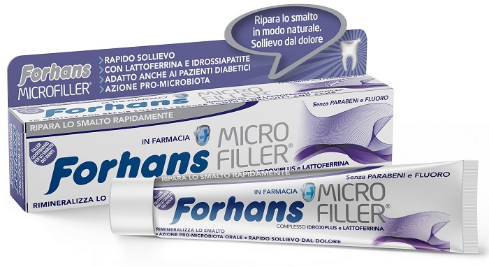 FORHANS DENTIFRICIO MICROFILLER PROTEZIONE SMALTO 75 ML - doctorpill.it