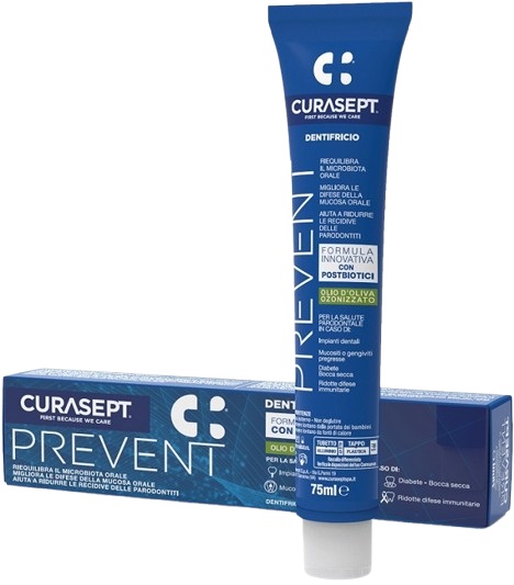 CURASEPT PREVENT DENTIFRICIO 75 ML - doctorpill.it