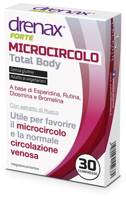 DRENAX FORTE MICROCIRCOLO TOTAL BODY 30 COMPRESSE - doctorpill.it