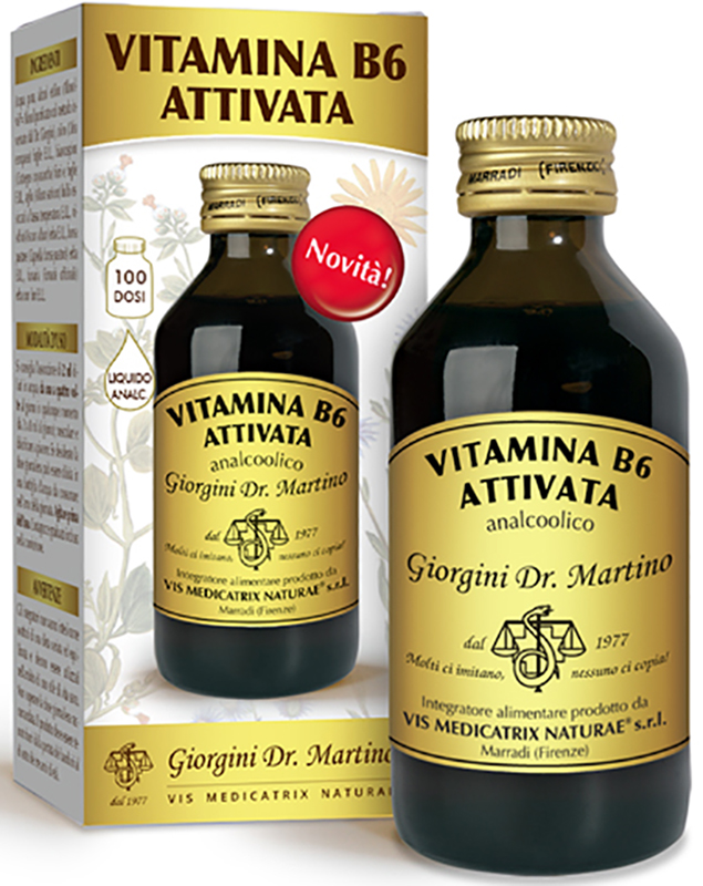 VITAMINA B6 ATTIVATA LIQUIDO ANALCOLICO 100 ML - doctorpill.it