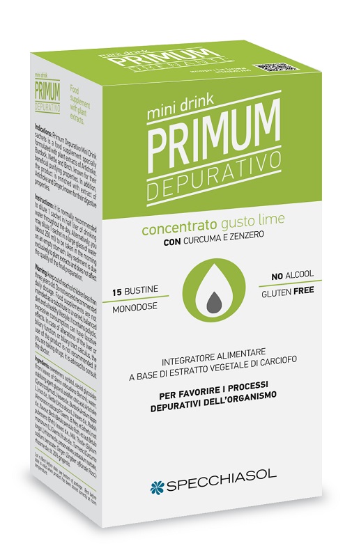 PRIMUM DEPURATIVO MINIDRINK LIME 15 STICK DA 10 ML - doctorpill.it