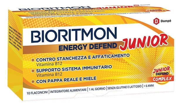 BIORITMON ENERGY DEFEND JUNIOR 10 FLACONCINI 10 ML - doctorpill.it