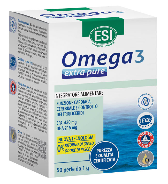 ESI OMEGA 3 EXTRA PURE 50 PERLE - doctorpill.it
