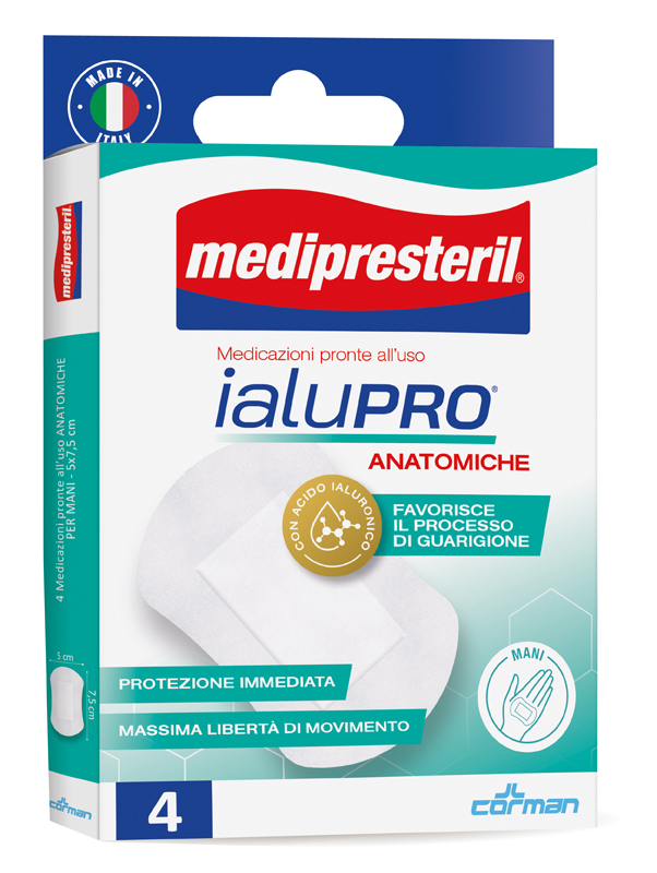 MEDIPRESTERIL IALUPRO MANI 5X7,5 CM 4 PEZZI - doctorpill.it