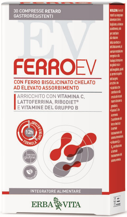 FERRO EV RETARD 30 COMPRESSE GASTRORESISTENTI - doctorpill.it