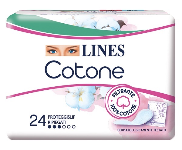 LINES COTONE BIO SALVASLIP RIPIEGATI 24 PEZZI - doctorpill.it