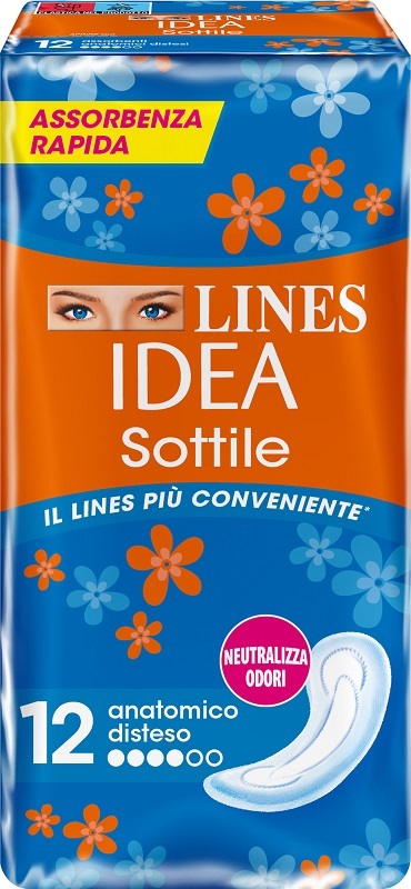 LINES IDEA SOTTILI ANATOMICI 12 PEZZI - doctorpill.it