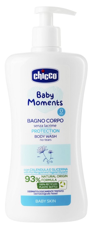 CHICCO BABY MOMENTS BAGNO CORPO SENZA LACRIME PROTECTION 500 ML - doctorpill.it