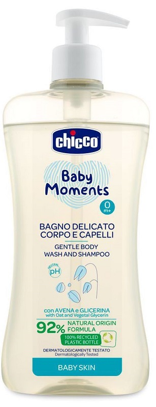 CHICCO BABY MOMENTS BAGNO CORPO CAP 500 ML - doctorpill.it