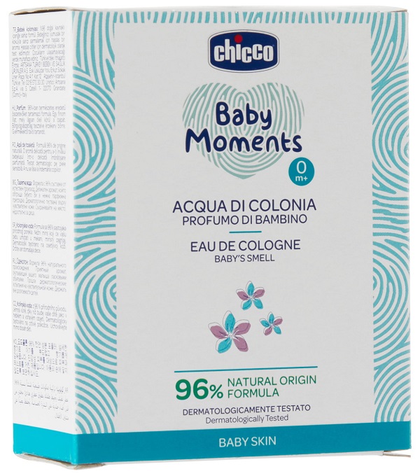 CHICCO BABY MOMENTS ACQUA DI COLONIA PROFUMO DI BAMBINO 100 ML - doctorpill.it