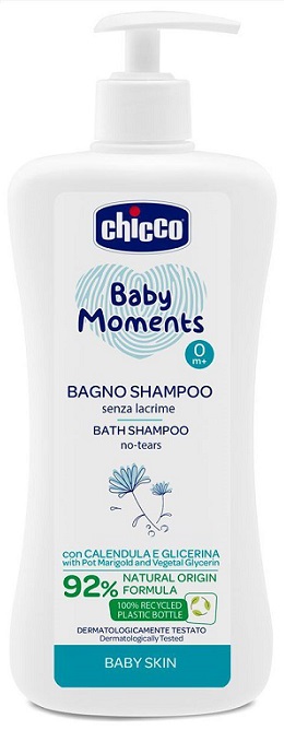 CHICCO BABY MOMENTS BAGNO SHAMPOO DELICATE 500 ML - doctorpill.it