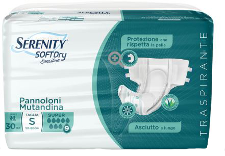 PANNOLONE MUTANDINA SERENITY SD SENSITIVE SUPER M 15 PEZZI - doctorpill.it