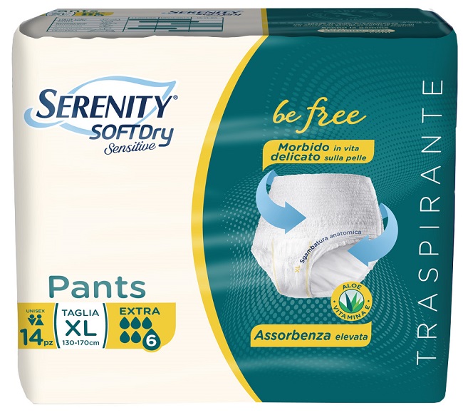 SERENITY PANTS SD SENSITIVE EXTRA XL 14 PEZZI - doctorpill.it