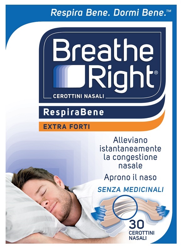 CEROTTI NASALI BREATHE RIGHT EXTRA FORTE 30 PEZZI - doctorpill.it