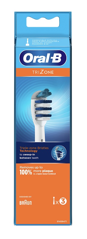 ORALB TRIZONE EB30 TESTINE PER SPAZZOLINO ELETTRICO 3 PEZZI - doctorpill.it
