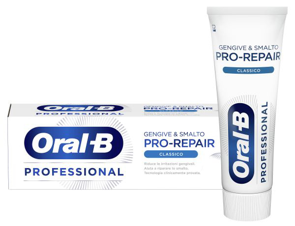 ORALB PROFESSIONAL GENGIVE & SMALTO PRO REPAIR CLASSICO DENTIFRICIO 75 ML - doctorpill.it