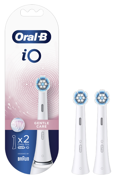 ORALB POWER REFILL IO GENTLE CLEAN WHITE 2 PEZZI - doctorpill.it