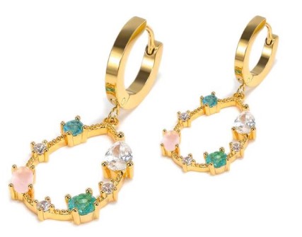 MJ POST 313 CERCHIETTO CON PENDENTE ANELLO DI BRILLANTI - doctorpill.it