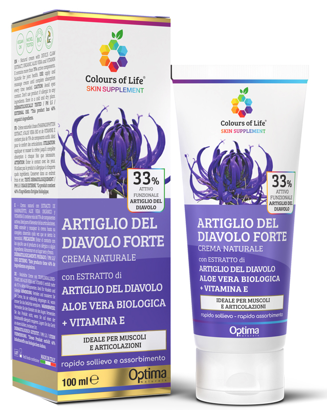 COLOURS OF LIFE SKIN SUPPLEMENT ARTIGLIO DEL DIAVOLO 33% CREMA 100 ML - doctorpill.it