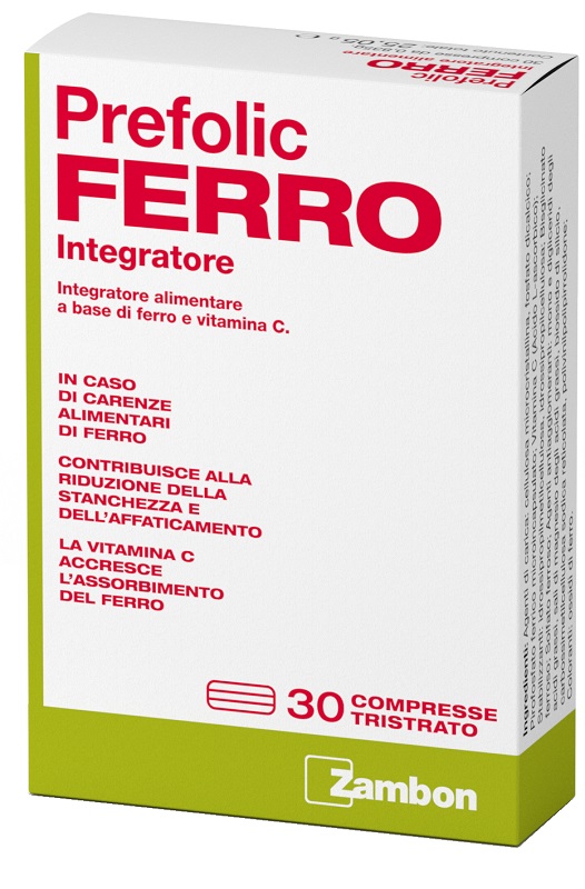 PREFOLIC FERRO 30 COMPRESSE - doctorpill.it