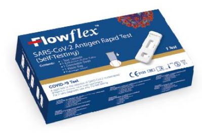 TEST ANTIGENICO RAPIDO COVID-19 FLOWFLEX AUTODIAGNOSTICO DETERMINAZIONE QUALITATIVA ANTIGENI SARS-COV-2 IN TAMPONI NASALI MEDIANTE IMMUNOCROMATOGRAFIA PROVETTA CON ALLUMINIO - doctorpill.it
