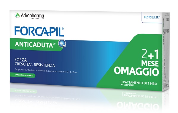 FORCAPIL ANTICADUTA 90CPR 2+1 MESE IN OMAGGIO - doctorpill.it