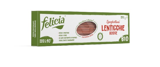 FELICIA SPAGHETTONI LENTICCHIE ROSSE 250 G - doctorpill.it