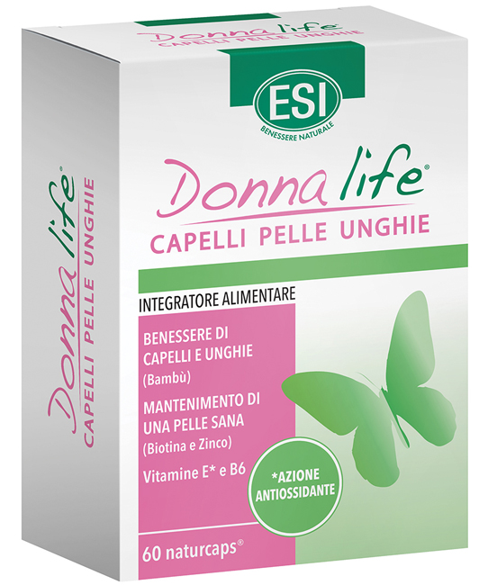ESI DONNA LIFE CAPELLI PELLE UNGHIE 60 NATURCAPS - doctorpill.it