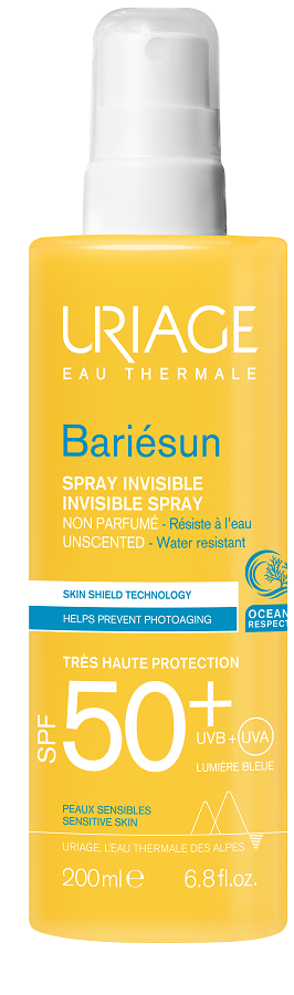 EAU THERMALE BARIESUN SPRAY INVISIBILE SENZA PROFUMO SPF 50+ 200 ML - doctorpill.it