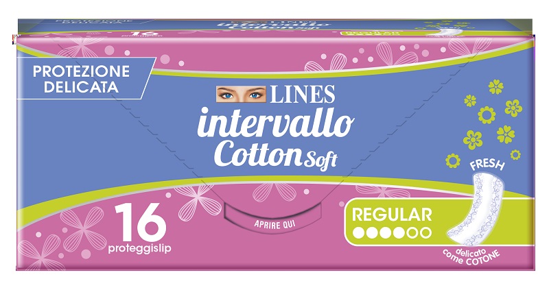 PROTEGGISLIP LINES INTERVALLO COTTON SOFT FRESH DISTESI 16 PEZZI - doctorpill.it