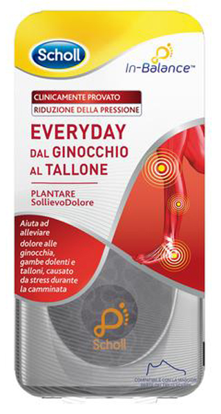 PLANTARE SOLLIEVO DOLORE DA GINOCCHIO A TALLONE SCHOLL IN BALANCE EVERYDAY S - doctorpill.it