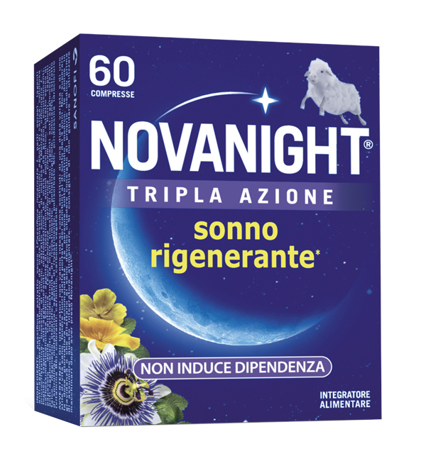 NOVANIGHT TRIPLA AZIONE SONNO RIGENERANTE 60 COMPRESSE - doctorpill.it