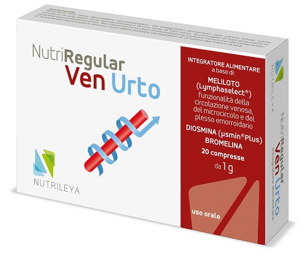 NUTRIREGULAR VEN URTO 20 COMPRESSE - doctorpill.it