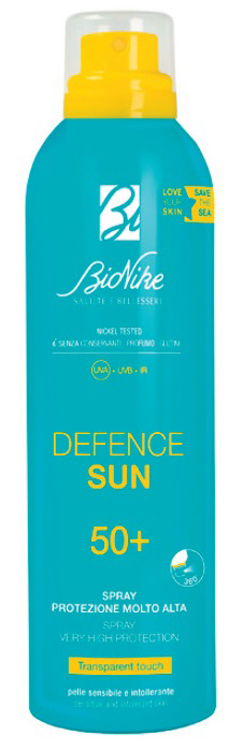 DEFENCE SUN SPRAY TRANSPARENT TOUCH 50+ 200 ML - doctorpill.it