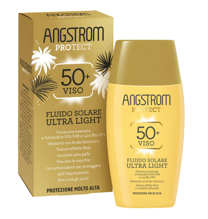 ANGSTROM FLUIDO SOLARE VISO ULTRA LIGHT SPF 50+ 40 ML - doctorpill.it
