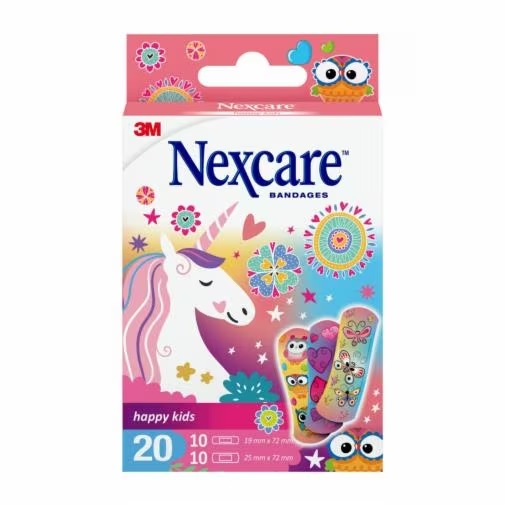 CEROTTO NEXCARE HAPPY KIDS MAGIC BAMBINE 20 PEZZI - doctorpill.it