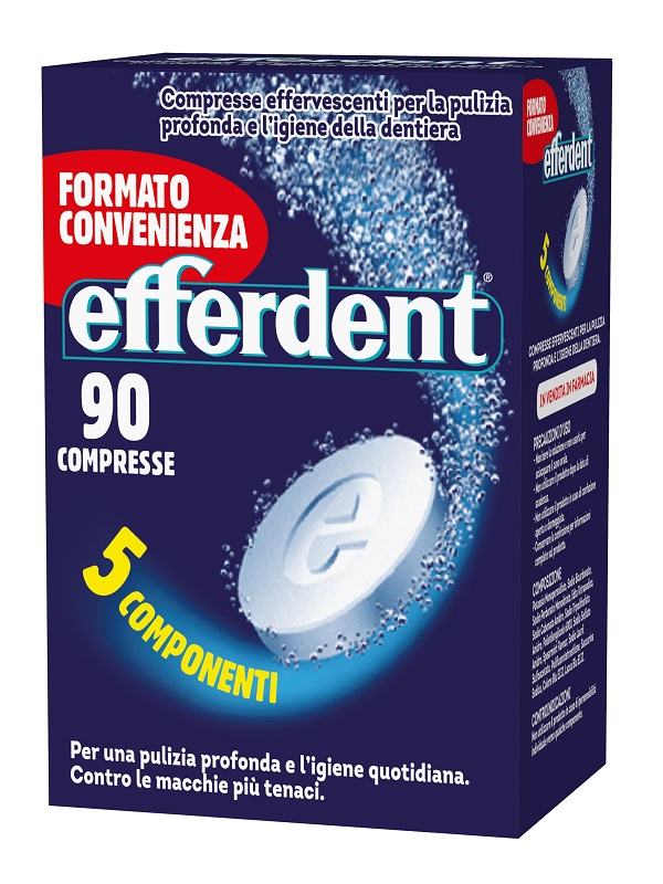 EFFERDENT 90 COMPRESSE EFFERVESCENTI - doctorpill.it