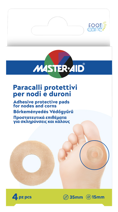PARACALLI MASTER-AID FOOTCARE NODI E DURONI 4 PEZZI B8 - doctorpill.it