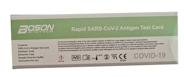 TEST ANTIGENICO RAPIDO COVID-19 AUTODIAGNOSTICO DETERMINAZIONE QUALITATIVA ANTIGENI SARS-COV-2 IN TAMPONI NASALI MEDIANTE IMMUNOCROMATOGRAFIA - doctorpill.it