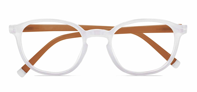 OCCHIALI DA LETTURA TWINS GOLD PAPEETE BIANCO-MARRONE +2,0 - doctorpill.it