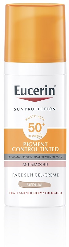 EUCERIN SUN PIGMENT CONTROL TINTED SPF50+ MEDIUM 50 ML - doctorpill.it